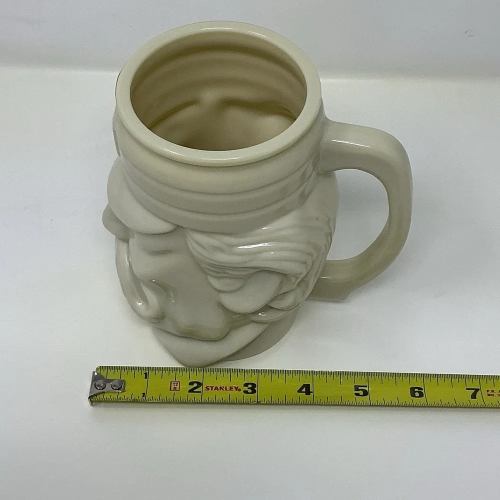 AVON Vintage Colonial Soldier Face Mustache Man Stein Military Guard Head 